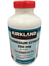 Kirkland Signature Magnesium Citrate 250mg, 270 Softgels - £21.42 GBP