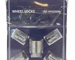 Hyundai Wheel Locks U8440-00502 Fits All Newer Models Genuine OEM - £24.48 GBP