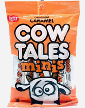 Cow Tales Minis 4 oz ORIGINAL CARAMEL Chewy Vanilla Cream Center Candy:P... - £7.70 GBP