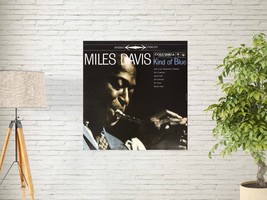 Miles Davis Poster Kind Of Blue Jazz Music Album Print 12x12&quot; 24x24&quot; 32x32&quot; #1 - £9.51 GBP+