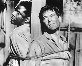 The Defiant Ones 16X20 Canvas Giclee Classic Sidney Poitier Tony Curtis Tied Bac - £55.93 GBP
