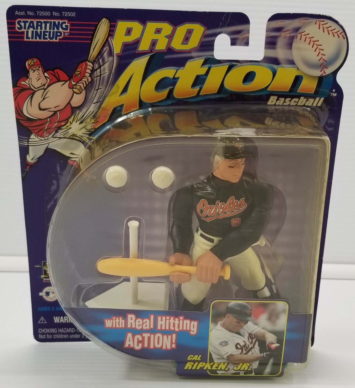 N) Cal Ripken Jr. Starting Lineup Pro Action Figure Real Hitting Action ... - $6.92