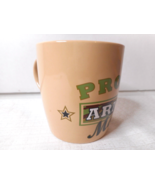 Proud Army Mom Coffee Cup The Veterans Site Ceramic 16oz Beige Camouflag... - £13.47 GBP