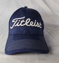 Titleist Tour Pro V1 FJ Mens Fitted Hat L/XL Heathered Blue Footjoy Near Mint - $23.36