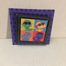 NEW Peanuts Charlie Brown Snoopy Woodstock Franklin 1.5&#39;&#39; Square Pin Button - $11.66