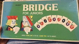 Selright BRIDGE FOR JUNIORS Board Game 1965 Selchow &amp; Righter Co - $9.90