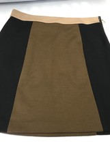 Premise Women&#39;s Skirt Brown and Black Block Knit Skirt Size 10 - £9.87 GBP