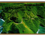 Aerial View Road To Hana Maui Hawaii HI UNP Gilt Continental Postcard O21 - $3.91