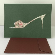 4 Shoe Notecards 4 Envelopes Shirley Kawabuchi Artwork Stewart Tabori &amp; Chang - £10.38 GBP