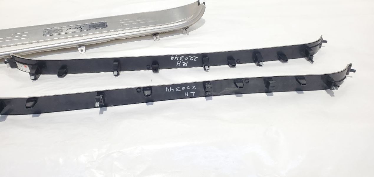 Pair of Aluminum "Speed" Doorsills OEM 2010 Bentley Continental GT Item image 4