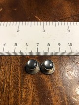 10x Mens Classical Shirt Tuxedo Buttons Studs Set Smoked On Silver Preow... - $222.37 MXN