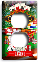 C ASIN O Chips Roulette Craps Poker Black Jack Outlet Wall Cover Man Cave Hd Decor - £7.99 GBP