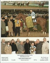 1972 - SECRETARIAT - 3 Photo Garden State Composite - 8&quot; x 10&quot; - £15.44 GBP