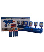 Electronic Shooting Target Set w/ Foam Dart Gun - $365.18 MXN