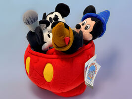 Disney 70th Anniversary Mickey Mouse 1998 Mini Bean Bag Plush Set - $23.99
