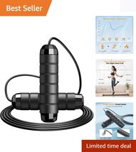 Ergonomic Speed Jump Rope with Non-Slip Handles - Perfect for Workout &amp; ... - $12.82