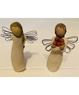Lot Of 2 Willow Tree Susan Lordi Angel Of Thank You And Angel Of Good He... - £19.12 GBP