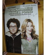 Zach And Miri Make A Porno Movie Poster Signed By Director Kevin Smith - $3,353.85 MXN