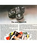 Nikon EM 35mm Camera 1979 Advertisement Vintage Photography Olympics DWKK7 - $55.73 CAD