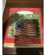 Hallmark Keepsake Ornament 2001 America For Me Flag New In Box - £8.03 GBP