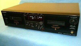 Sony TC-WE475 Double Cassette Deck, New Belts, Made In Japan See Video ! - $167.95