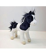 Douglas Cuddle Toys Braxton Horse Plush #1988 Black &amp; White Paint Horse ... - $551.48 MXN