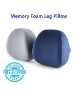 Memory Foam Leg Pillow Side Sleeping Knee Pillow Blue Gray - $39.00