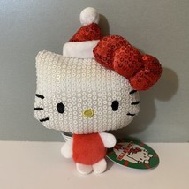 Sanrio Holiday 2021 Hello Kitty Sequin Bling Christmas Ornament - £23.58 GBP