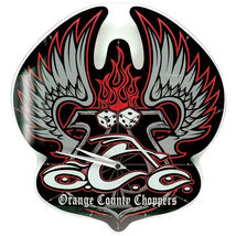 Collector&#39;s Glass Clock Orange County Choppers - $20.81 CAD