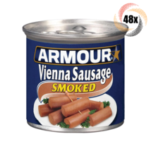 48x Cans Armour Star Smoked Flavor Vienna Sausages | 4.6oz | Fast Shipping! - £61.21 GBP