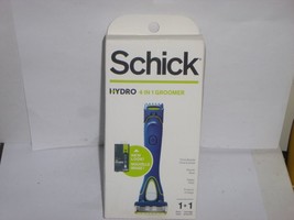 Schick Hydro 4 In 1 Groomer Trims Shaves Edges Protects 1 Razor 1 Cartridge - £8.73 GBP