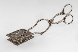 Sterling Silver Toast Tongs 18th Century with Figural Bird Design - £189.92 GBP