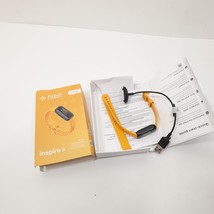 Fitbit Inspire 3 Health + Fitness Tracker Yellow/Orange FB424BKYW-US Used - $26.99