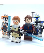 Hgift Captain Rex Commander Cody Obiwan Kenobi and Anakin Skywalker Mini... - $767.33 MXN
