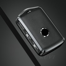 Lightsome style Alloy Leather Car Remote Key Case Cover  Fob For  XC40 XC90 XC70 - £88.37 GBP