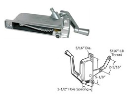 Barton Kramer 224C Right Awning Window Operator, Aluminum, Silver - For Miami - £9.48 GBP