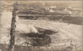RPPC Holeman Mine Taconite MN c1908 Coleraine to Chokio Minnesota Postcard U19 - £31.75 GBP