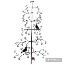 Red Co. 30&quot; Christmas Tree Photo Card Holder Wall Mounted Decorative Rac... - £30.99 GBP