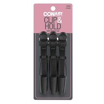 Conair Styling Essentials Clips, Professional, Mega Hold, 3 Count - £9.86 GBP