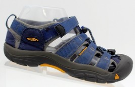 Keen Shoes Kids Size 4 Newport H2 Blue Depths Gargoyle Water Hiking Outdoor - £15.82 GBP