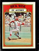 1972 Topps #44 Rick Wise Vg+ Phillies Ia *X34864 - £0.75 GBP