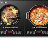 Double Induction Cooktop Induction Cooker 2 Burners, Low Noise Electric ... - £260.86 GBP