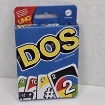 Uno DOS Card Game Colorful Classic Teams Version Mattel New - £6.99 GBP
