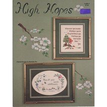 Vintage Cross Stitch Patterns, High Hopes by Harriette Tew, Hutspot House Leafle - £11.35 GBP