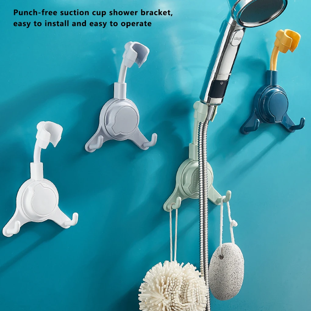 House Home Adjustable Shower Holder Stand Suction Cup Shower Head Holder Wall Mo - £19.81 GBP