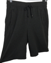 All In Motion Men&#39;s Soft Gym Shorts, 9 inch, Dark Charcoal, Pockets, Size Small - £13.42 GBP