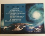 Star Trek The Next Generation Season Two Trading Card #204 Patrick Stewart - $1.97
