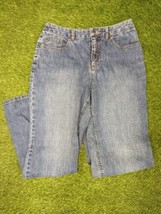 Talbots Heritage Straight Stretch Denim Blue Jeans Women&#39;s Pants Size 10x30  - £6.50 GBP