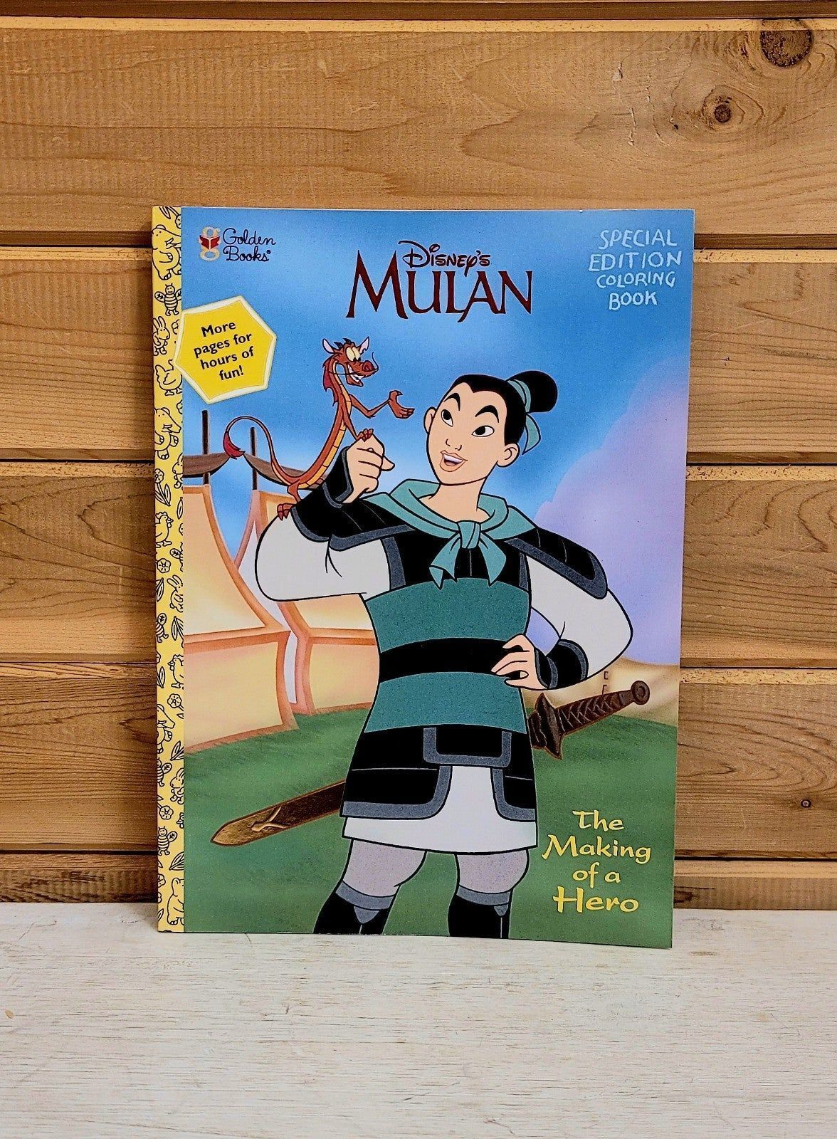 Disney Mulan Vintage NEW Coloring Book 1998 Unused Special Edition - $28.48