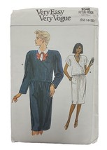 VTG Very Easy Very VOGUE Pattern Misses&#39; Top &amp; Skirt Size 12-14-16  # 93... - $15.19